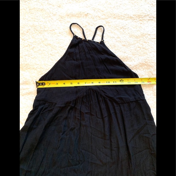 Volcom Black What a Stud Mini Flare Dress. Size S - Picture 11 of 16